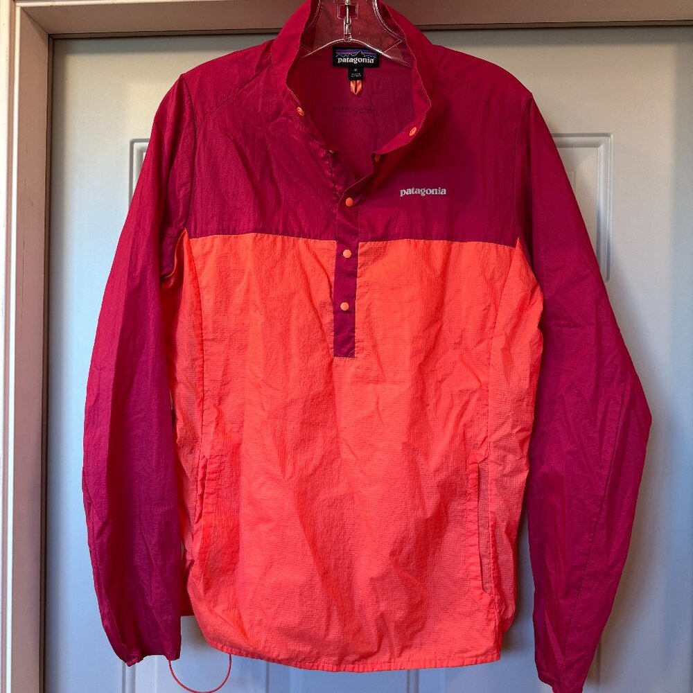 Patagonia Houdini Stash Half Snap Pullover Windbreaker Jacket
